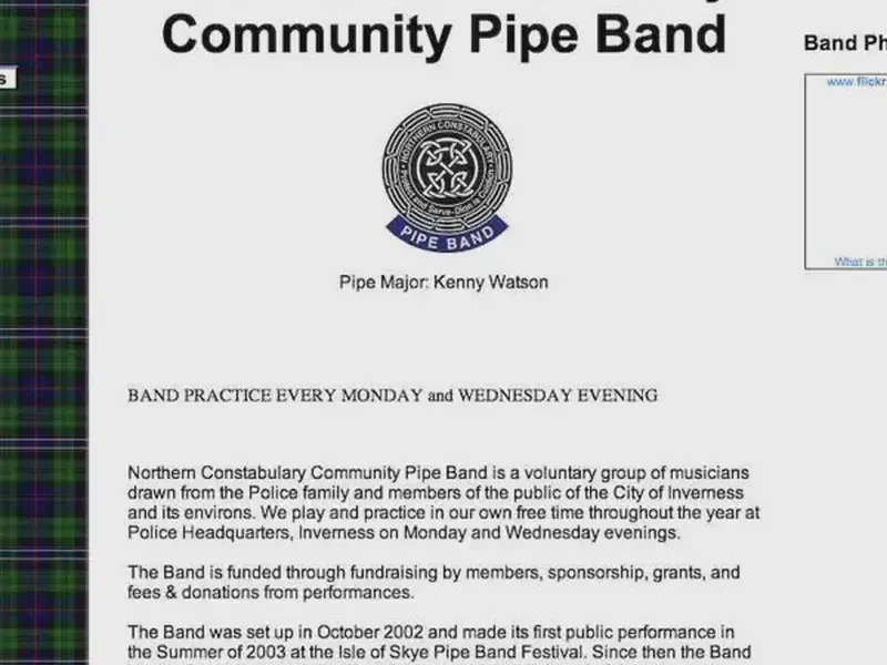 northern constabulary pipe band