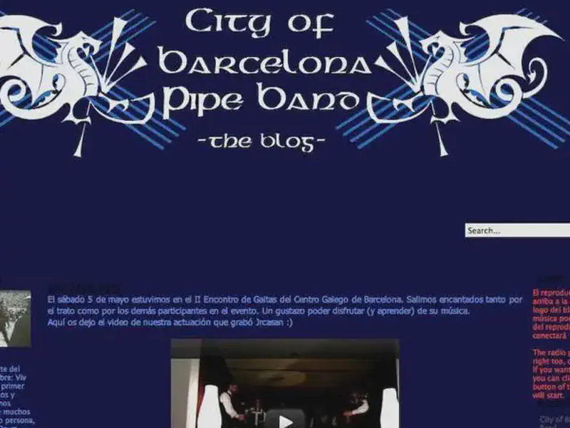 city of barcelona pipe band