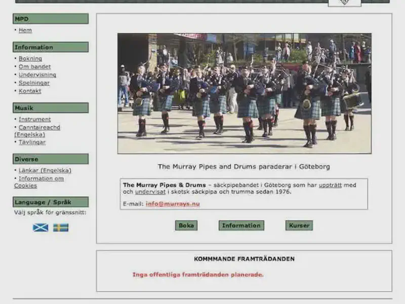 the murray pipes & drums of gothenburg