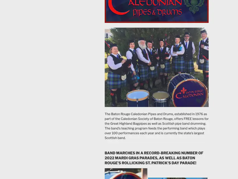 Baton Rouge Caledonian Pipes and Drums