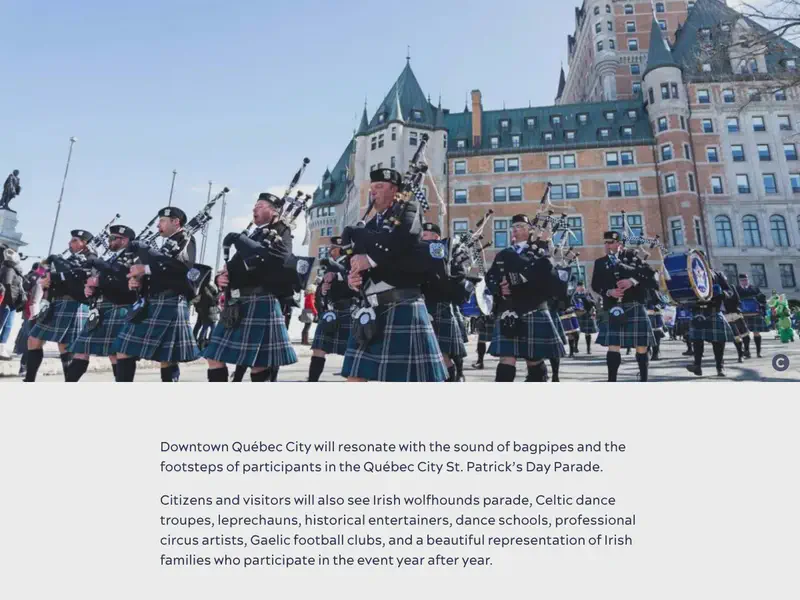 Québec City St. Patrick's Day Parade