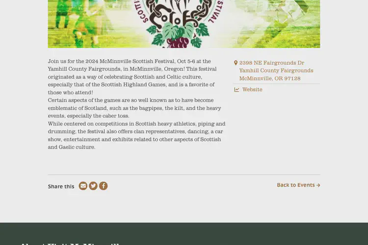 McMinnville Scottish Festival