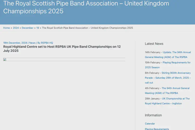 United Kingdom Pipe Band Championships 2025