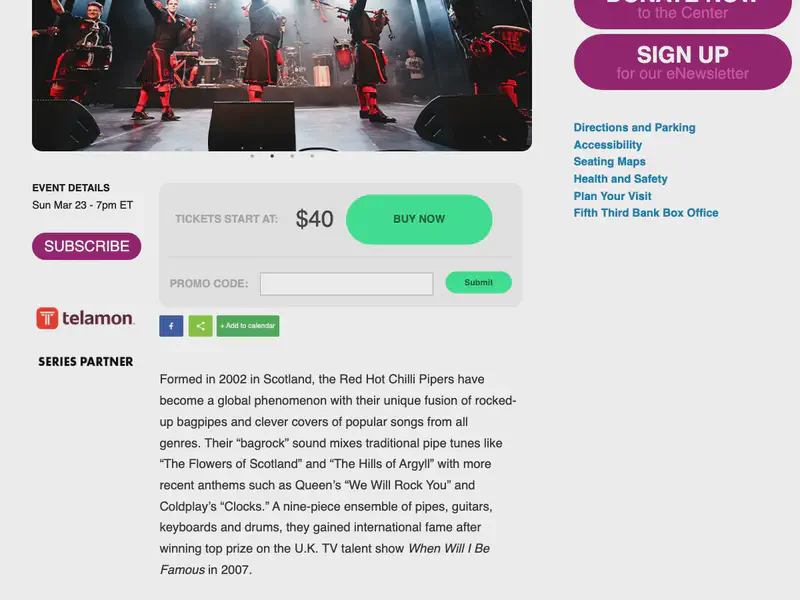 Red Hot Chilli Pipers Concert