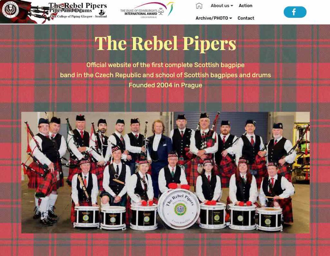 the rebel pipers - pipes and drums