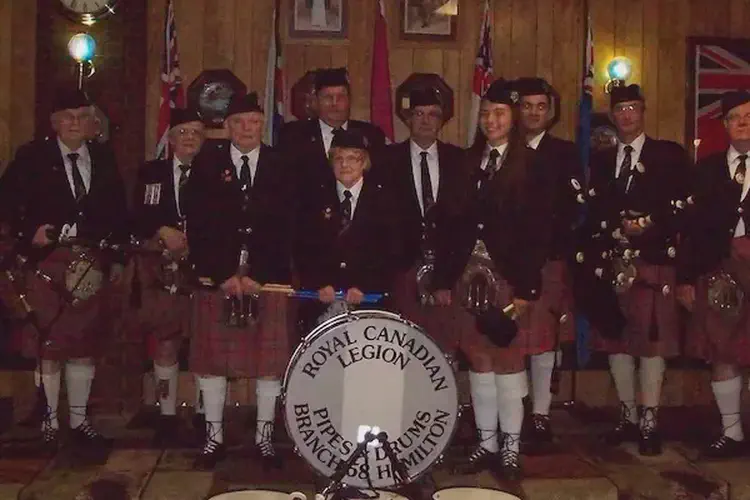 Branch 58 Royal Canadian Legion Pipes and Drums