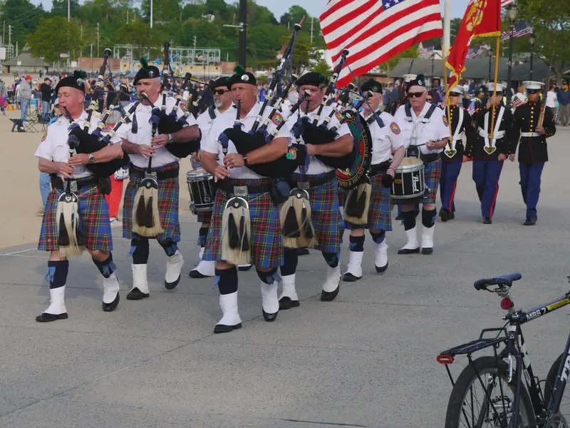 The Nassau County Police Emerald Society Pipe Band
