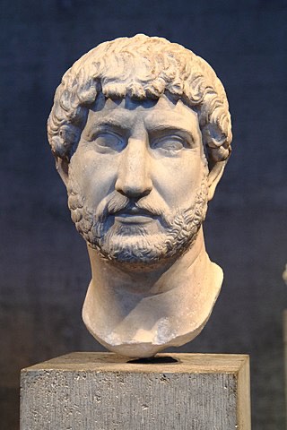 Roman Emperor Hadrian, born