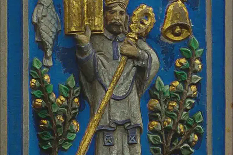 St. Kentigern, patron saint of Glasgow, died