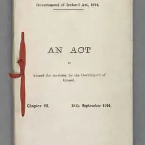 Government of Ireland Bill enacted