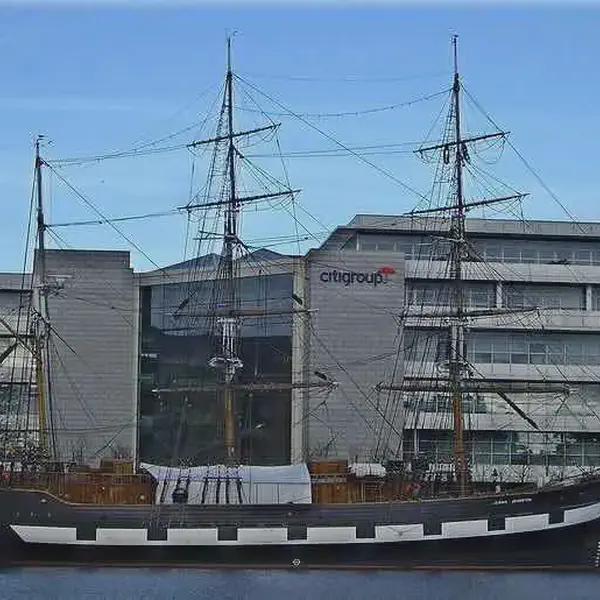 The replica famine ship, the Jeanie Johnston, arrives in Dublin after final fittings in Cork
